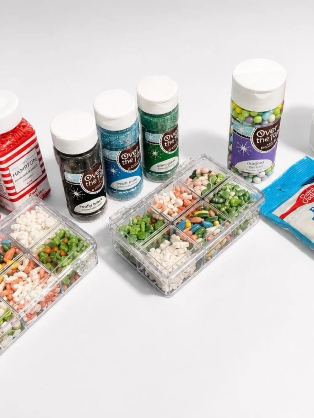Assorted Sprinkle Lot – Colored Sugars, Decorating Toppings & More